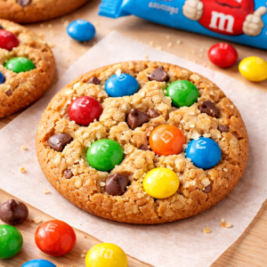 Cookies aux m&m's - crispy ( 3-6- ou 10 pc)